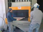 Cogeim Continuous feed type shot blasting machine for marble, granite and natural stone products  mod. STL Shotblasting Machines 